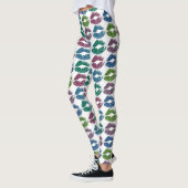 Stijlvolle, kleurrijke Lips #10 Leggings (Links)