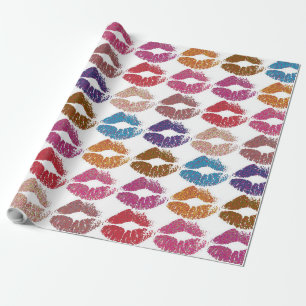 Stijlvolle, kleurrijke Lips #6 Cadeaupapier