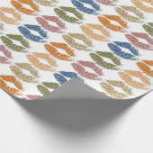 Stijlvolle, kleurrijke Lips Cadeaupapier (Hoek)