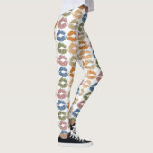 Stijlvolle, kleurrijke Lips Leggings (Rechts)