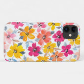Stijlvolle kleurrijke losse bloemenbloemen Waterve Case-Mate iPhone Case (Achterkant (horizontaal))