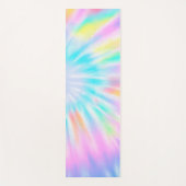 Stijlvolle kleurrijke regenboog stropdas dye yoga yogamat (Voorkant)