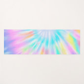 Stijlvolle kleurrijke regenboog stropdas dye yoga yogamat (Voorkant (horizontaal))