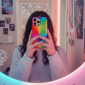 Stijlvolle kleurrijke spectaalgradiënt esthetisch Case-Mate iPhone case