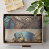 Stijlvolle kleurrijke Steampunk Parrot Art Tissuepapier (Geschenk)