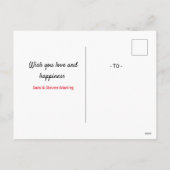 Stijlvolle, kleurrijke versieringen kerstboom feestdagenkaart (Achterkant)