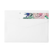 Stijlvolle kleurrijke Waterverf Floral Patroon (Achterkant)