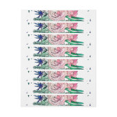 Stijlvolle kleurrijke Waterverf Floral Patroon (Vel)