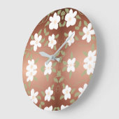 Stijlvolle klok met Honey Brown (Hoek)