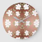 Stijlvolle klok met Honey Brown (Voorkant)