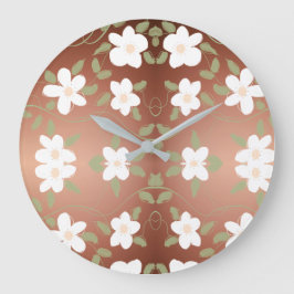 Stijlvolle klok met Honey Brown