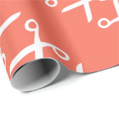 Stijlvolle knipschaar kapper kleermaker cadeaupapier (Rol Hoek)