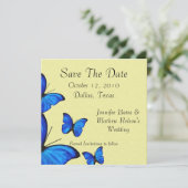 Stijlvolle knoppen Bewaar de datumaankondigingen Save The Date (Staand voorkant)