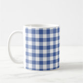 Stijlvolle koffie-Mok, donkerblauwCheck Gingham Koffiemok (Links)