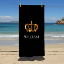 Stijlvolle koninklijke kroon naam zwart