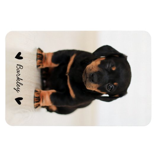 Stijlvolle kop foto foto | Zwart Magneet (Horizontaal)