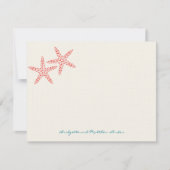 Stijlvolle kreeft bedankt kaarten notitiekaartje (Voorkant)