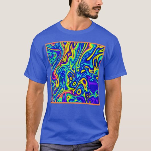 Stijlvolle Kunstpatroonvormen T-shirt (Voorkant)