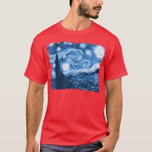 Stijlvolle  KunstSterrennacht Van Gogh Classic T-shirt