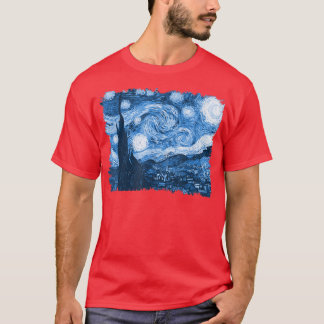 Stijlvolle  KunstSterrennacht Van Gogh Classic T-shirt