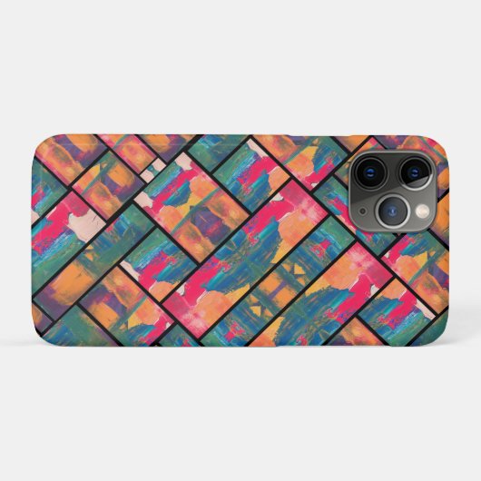 Stijlvolle kunstverf Case-Mate iPhone case (Achterkant (horizontaal))