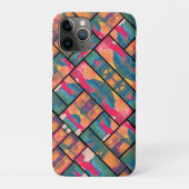 Stijlvolle kunstverf Case-Mate iPhone case (Achterkant)