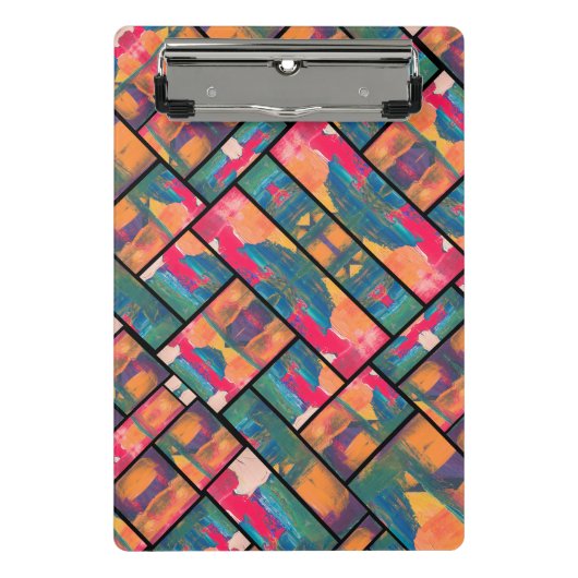 Stijlvolle kunstverf mini klembord (Voorkant)