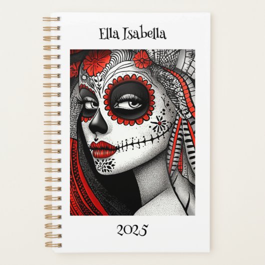 Stijlvolle La CatrinaPlanner Planner (Voorkant)