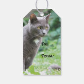 Stijlvolle Labels met cadeautjes op jaarbasis Cadeaulabel (Achterkant)