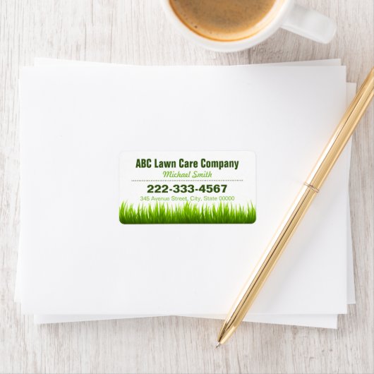 Stijlvolle landschapsarchitectuur Lawn Care Servic Etiket (Insitu)