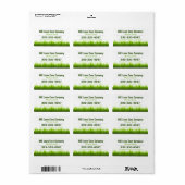 Stijlvolle landschapsarchitectuur Lawn Care Servic Etiket (Full Sheet)