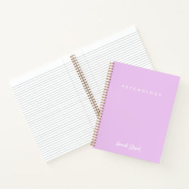 Stijlvolle Lavendel Paarse Minimalistische Girly S Notitieboek