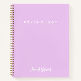 Stijlvolle Lavendel Paarse Minimalistische Girly S Notitieboek