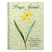 stijlvolle lentetempelblad notitieboek (Voorkant)