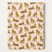 Stijlvolle Leopard Animal Pattern-naam | Blush Planner (Achterkant)