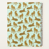 Stijlvolle Leopard Animal Pattern-naam | Mint Plan Planner (Achterkant)