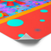 Stijlvolle Leuke Bloemen Daisy Inspirerend Quote Poster (Hoek)