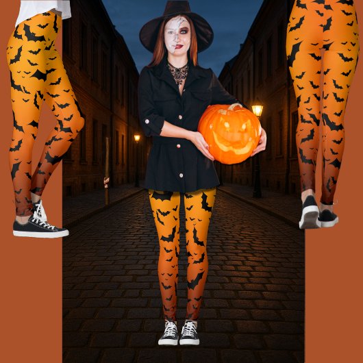Stijlvolle, leuke en veelzijdige Spooky Bats Hallo Leggings