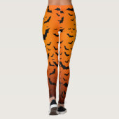 Stijlvolle, leuke en veelzijdige Spooky Bats Hallo Leggings (Achterkant)