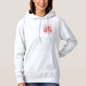 Stijlvolle leuke luidruchtige honkbalmoeder hoodie (Voorkant)