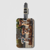 Stijlvolle & Leuke Reisbagtag Bagagelabel (Voorkant (verticaal))