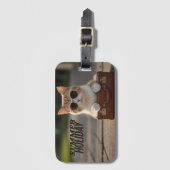 Stijlvolle & Leuke Reisbagtag Bagagelabel (Voorkant (verticaal))