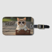 Stijlvolle & Leuke Reisbagtag Bagagelabel (Voorkant (horizontaal))