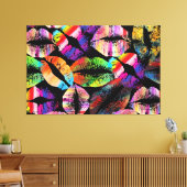 Stijlvolle lichten #4 canvas afdruk (Insitu (Woonkamer))