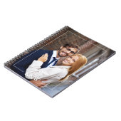 Stijlvolle Lijst Monogram Bruiloft Planner Notitieboek (Linkerzijde)