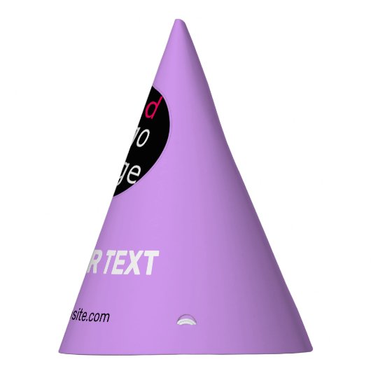 Stijlvolle, Lila, stijlvolle, functionele, functio Feesthoedjes (Rechts)