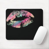 Stijlvolle Lippen #15 Muismat (Met muis)