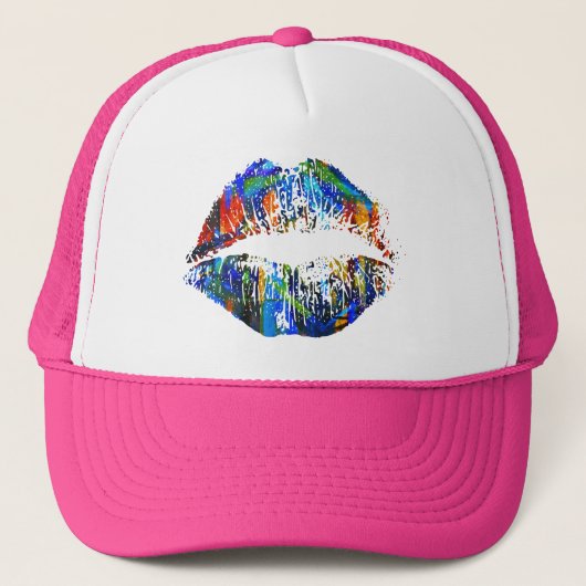 Stijlvolle Lippen #15 Trucker Pet (Voorkant)