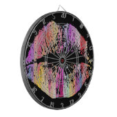 Stijlvolle Lippen #20 Dartbord (Voorkant Links)
