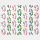 Stijlvolle Lippen #22 Fleece Deken (Voorkant (Horizontaal))